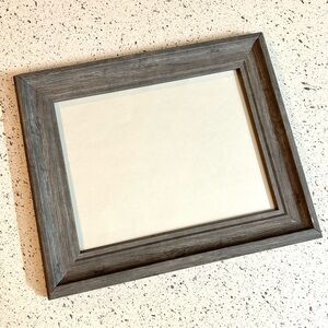 Faux Grey Brown Wood Picture Frame